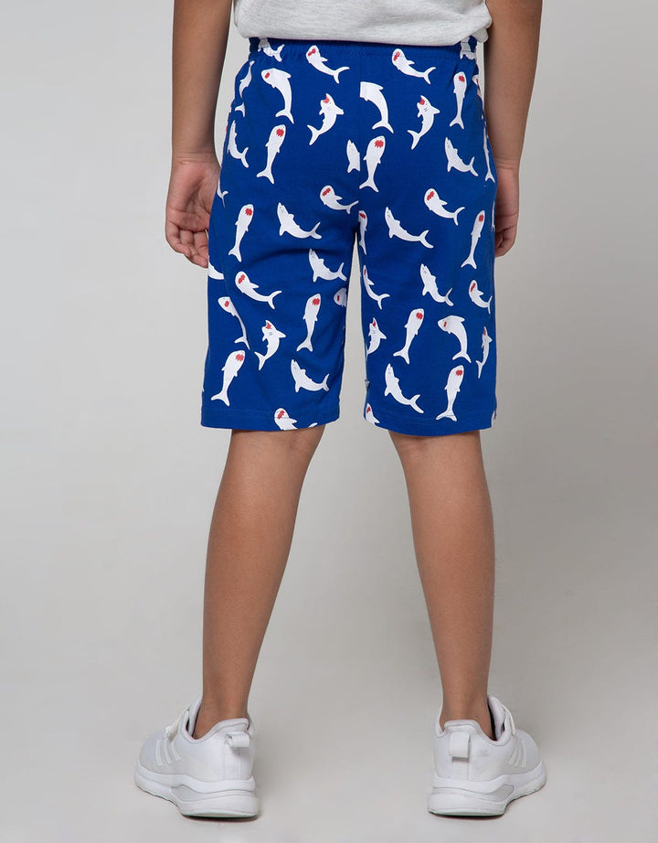 Little M Short Pants Knit Multipack 2Pack Shark