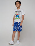 Little M Short Pants Knit Multipack 2Pack Shark
