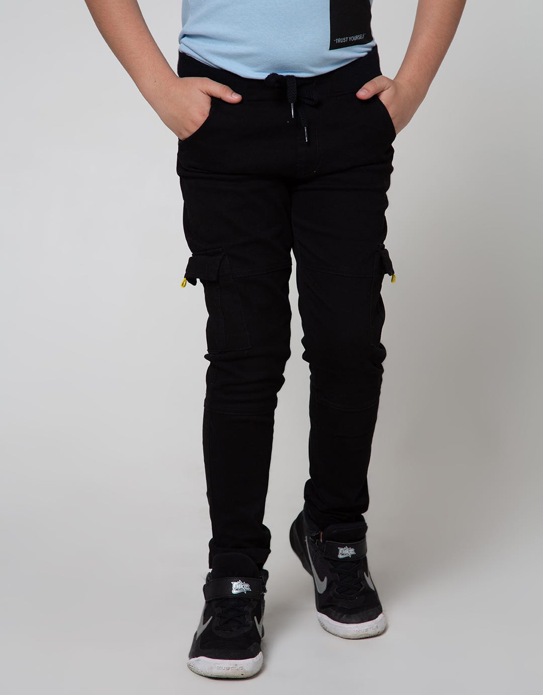 Nevada Long Pants Woven Jogger Rib Cargo Stretch