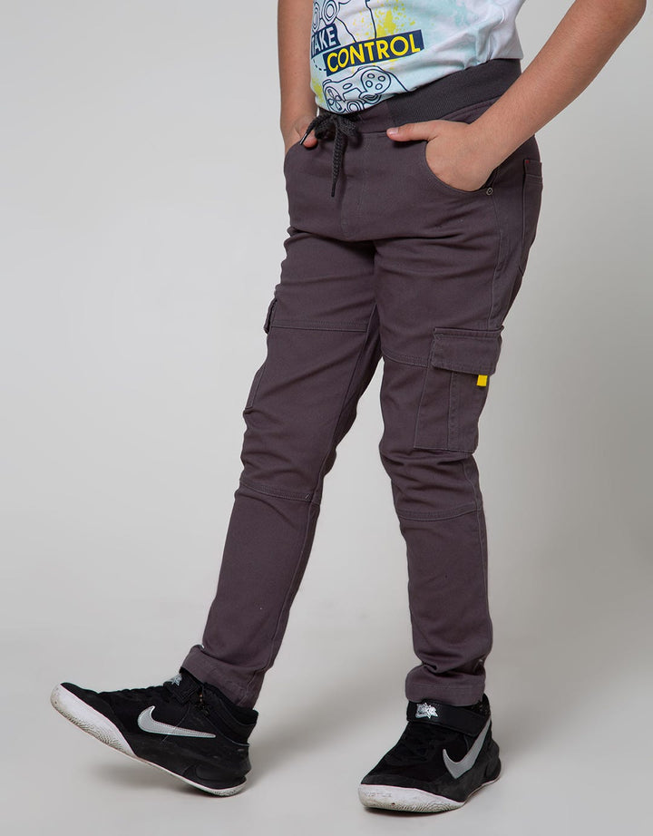 Nevada Long Pants Woven Jogger Rib Cargo Stretch