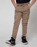 Nevada Long Pants Woven Jogger Rib Cargo Stretch