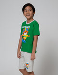 Little M Top Bottom Set Reg Animal Sports