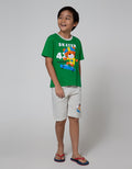 Little M Top Bottom Set Reg Animal Sports