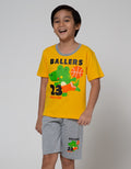 Little M Top Bottom Set Reg Animal Sports