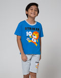 Little M Top Bottom Set Reg Animal Sports