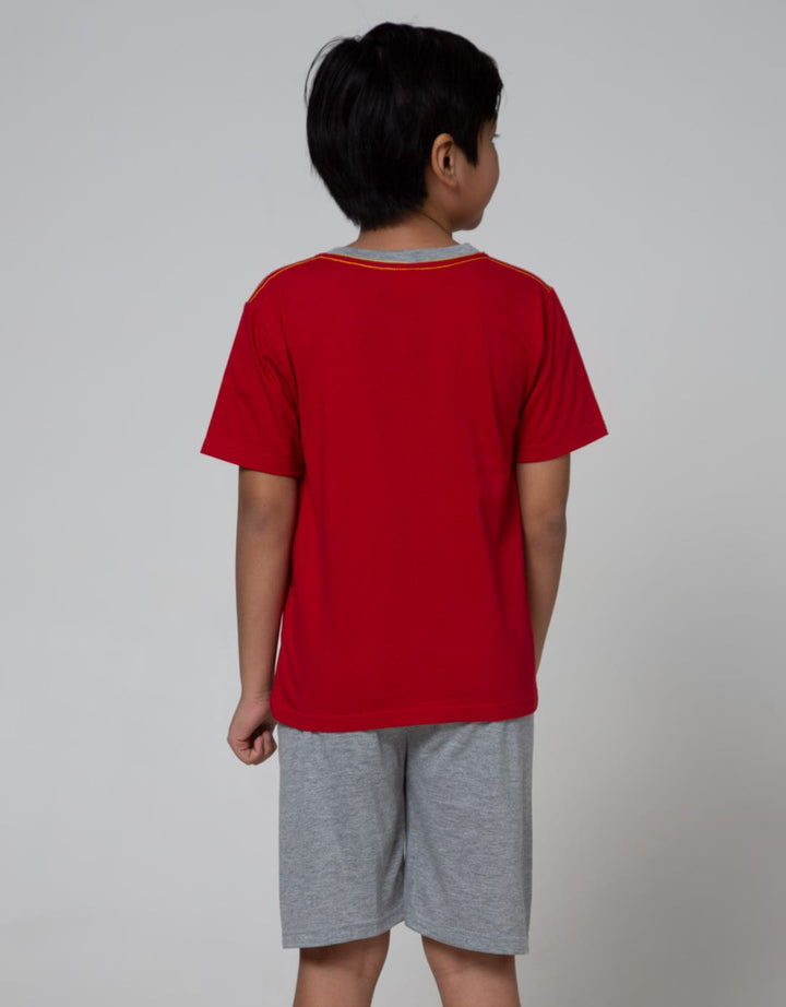 Little M Top Bottom Set Reg Animal