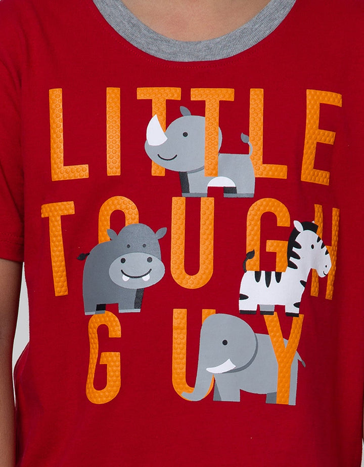 Little M Top Bottom Set Reg Animal