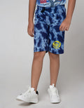 Little M Short Pants Knit Karet Tie Dye Shark