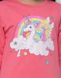 Little M Long Sleeve T-Shirt Sablon Unicorn Cloud Tone