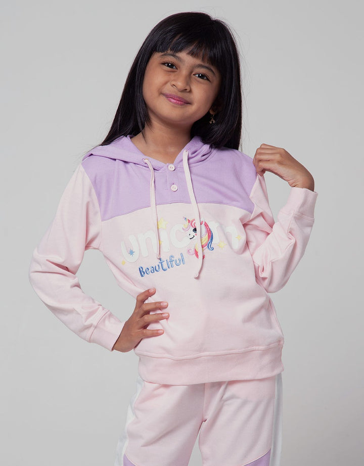 Little M Sweatshirt Hoodie Cut N Sewn