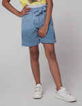 Little M Short Denim Pants Ombrey