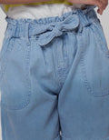 Little M Short Denim Pants Ombrey