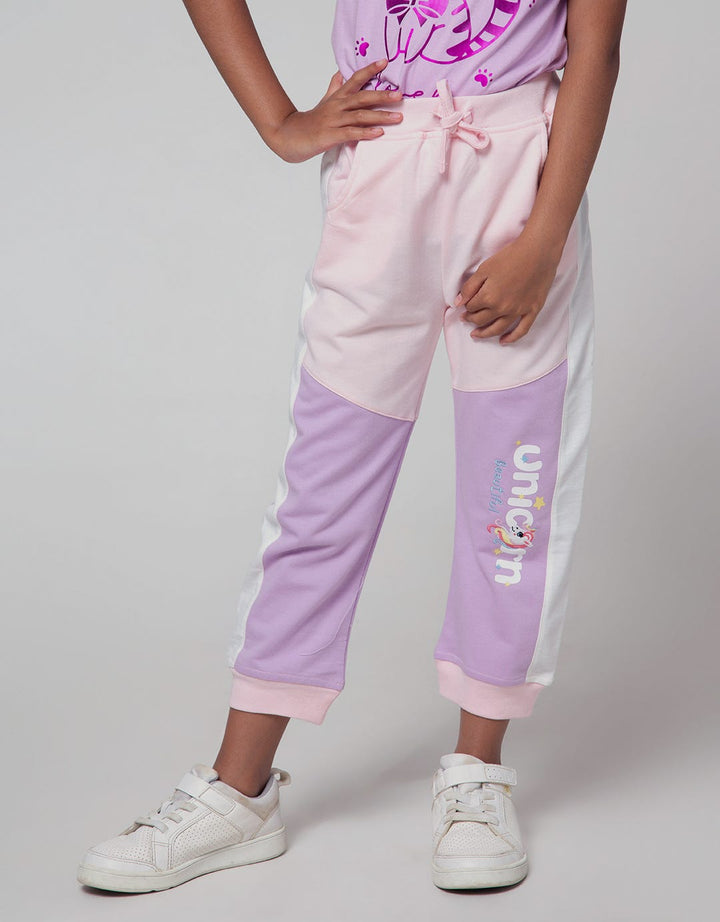 Little M Jogger Cut N Sewn Unicorn