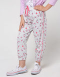Little M Jogger Knit Full Print Unicorn
