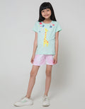 Little M Tie Dye Bear Kids Shorts