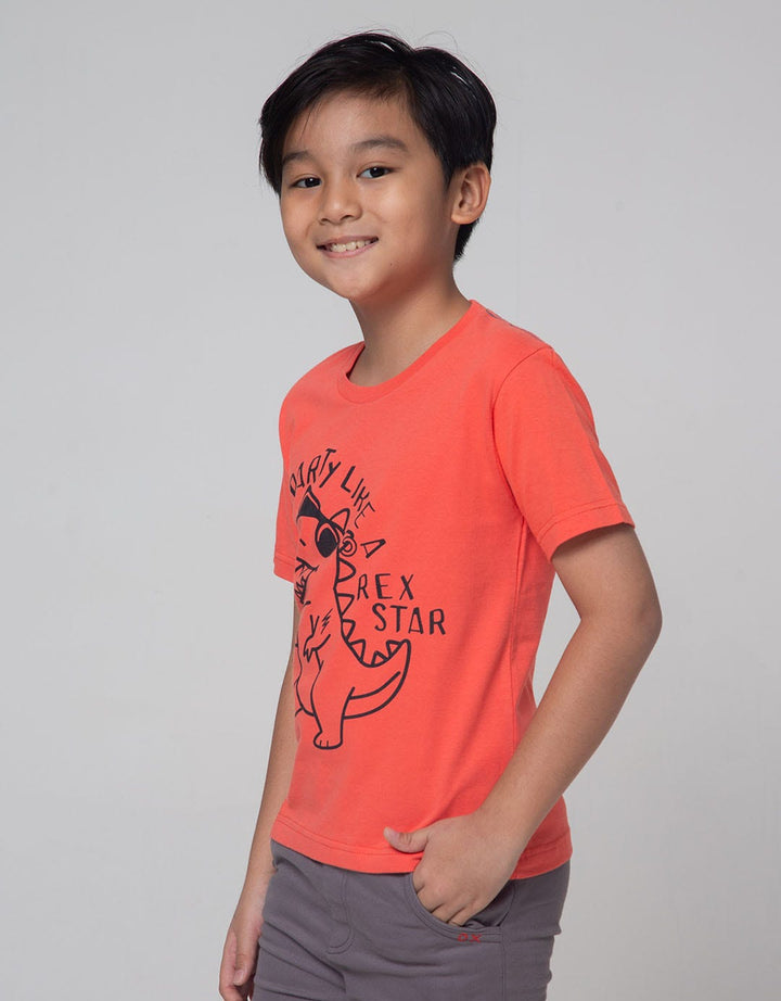 Little M Short Sleeve T-Shirt Party Like Dino