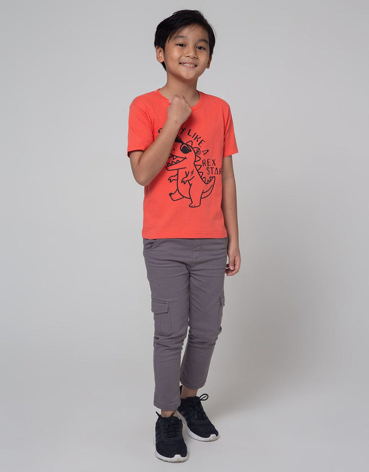 Little M Short Sleeve T-Shirt Party Like Dino