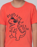 Little M Short Sleeve T-Shirt Party Like Dino