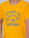 Little M Short Sleeve T-Shirt Explore The Stegosaur