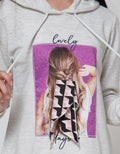 Nevada Long Sleeve Midi Dress Fotoprint Girl Pita