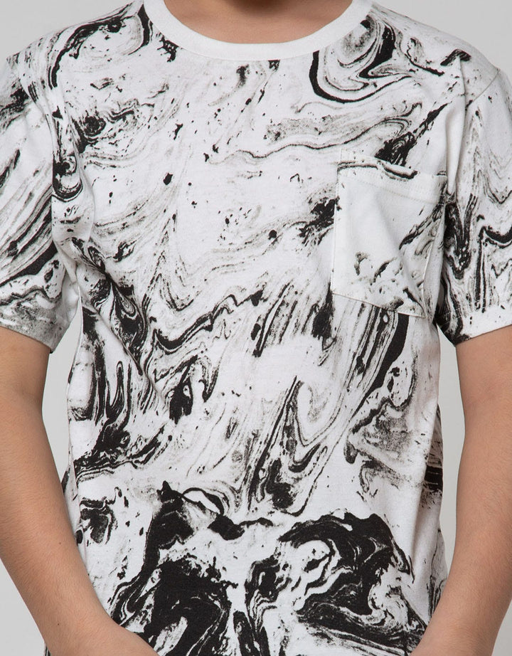 Nevada Short Sleeve T-Shirt Abstract With Pocket