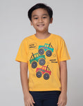 Little M Short Sleeve T-Shirt Lets Roll Car