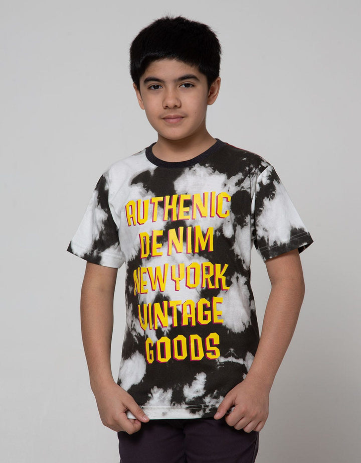 Nevada Short Sleeve T-Shirt Tye Dyed Font