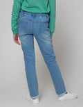 Nevada Denim Long Pants Basic With Print New York