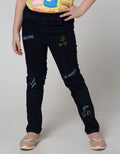 Nevada Denim Long Pants Skinny With Print Awesome