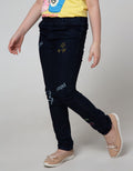 Nevada Denim Long Pants Skinny With Print Awesome