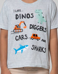Little M Short Sleeve T-Shirt Basic Best Buy Dino