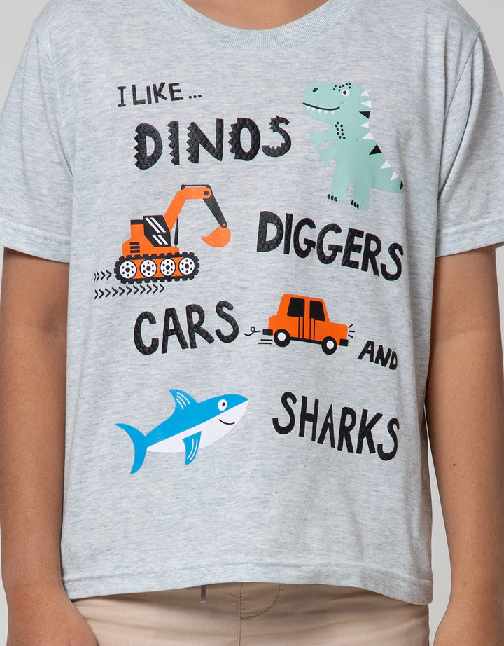 Little M Short Sleeve T-Shirt Basic Best Buy Dino