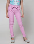 Nevada Long Pants Woven With Pita Stripe Gather Waist