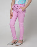 Nevada Long Pants Woven With Pita Stripe Gather Waist