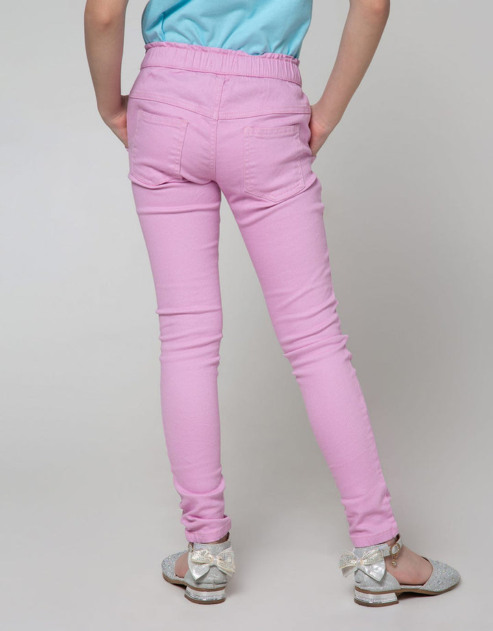 Nevada Long Pants Woven With Pita Stripe Gather Waist