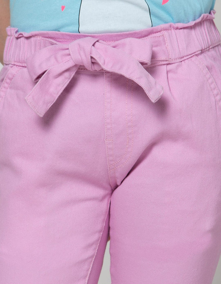 Nevada Long Pants Woven With Pita Stripe Gather Waist