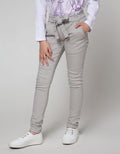 Nevada Long Pants Woven With Pita Stripe Gather Waist