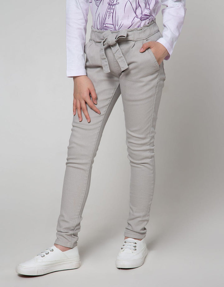 Nevada Long Pants Woven With Pita Stripe Gather Waist