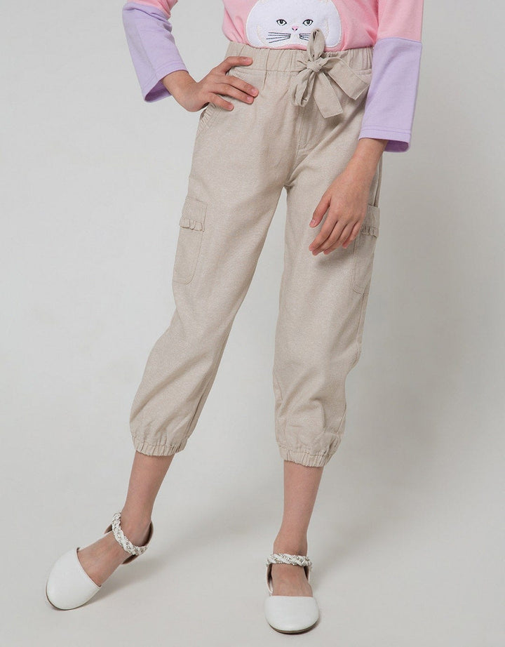 Little M Woven Cargo Celana Jogger Anak