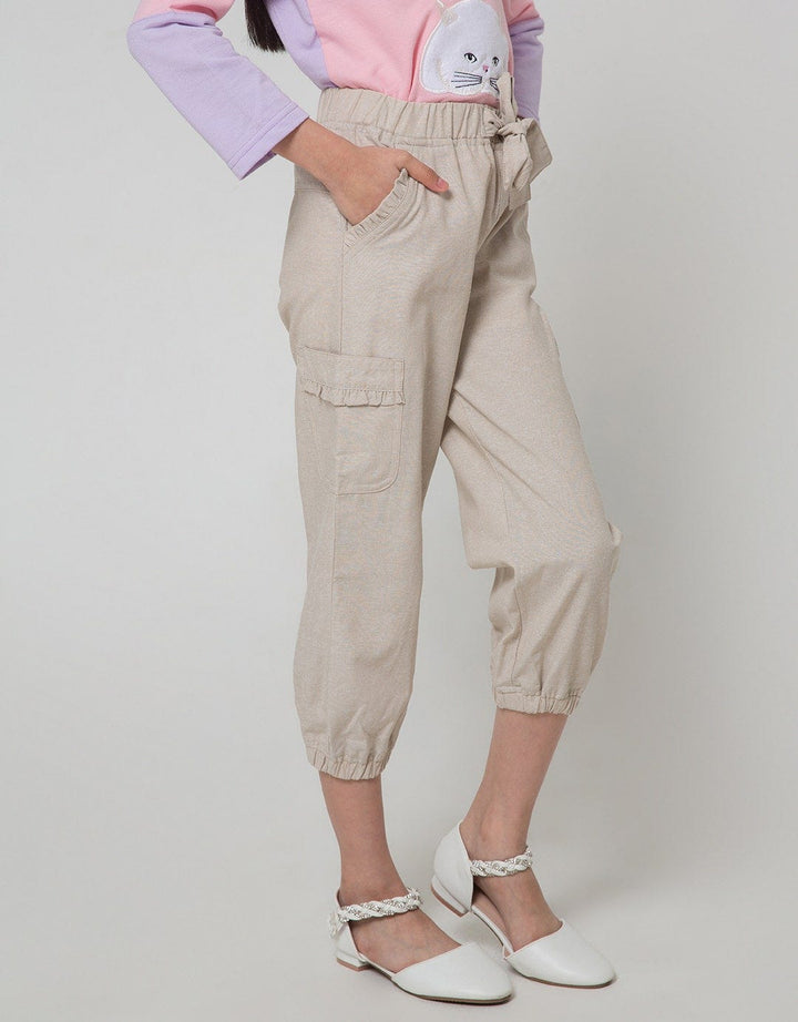 Little M Woven Cargo Celana Jogger Anak