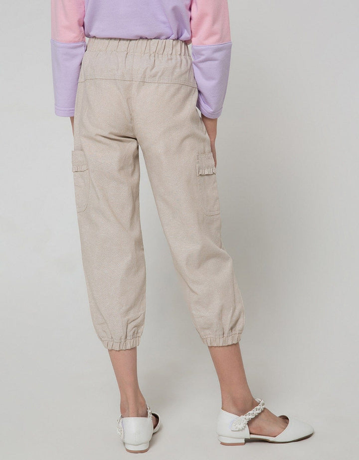 Little M Woven Cargo Celana Jogger Anak