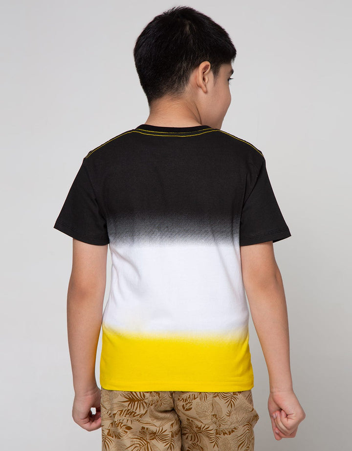 Character Batman Ombre Sablon Logo Short Sleeve T-Shirt