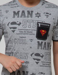 Character T-Shirt Superman Kantong
