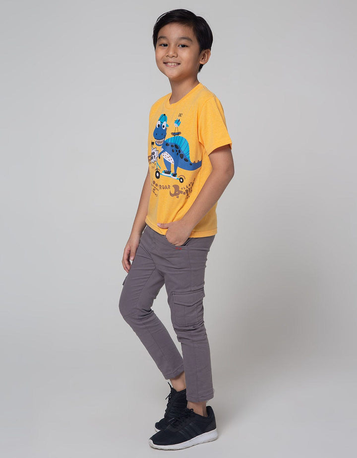 Little M Short Sleeve T-Shirt Scooter Dino