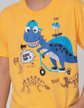 Little M Short Sleeve T-Shirt Scooter Dino