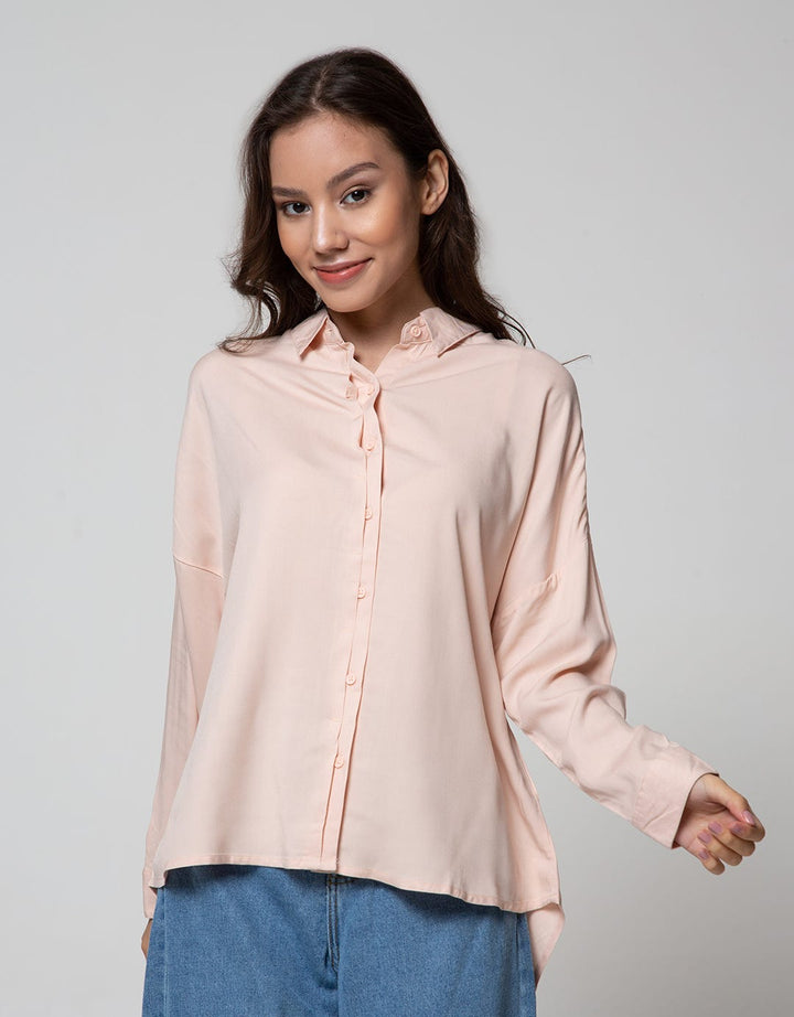 Nevada Long Sleeve Shirt Solid Half
