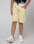 Little M Short Pants Woven Stripe Helicopter