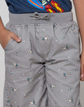 Little M Short Pants Woven Rib Astronaut