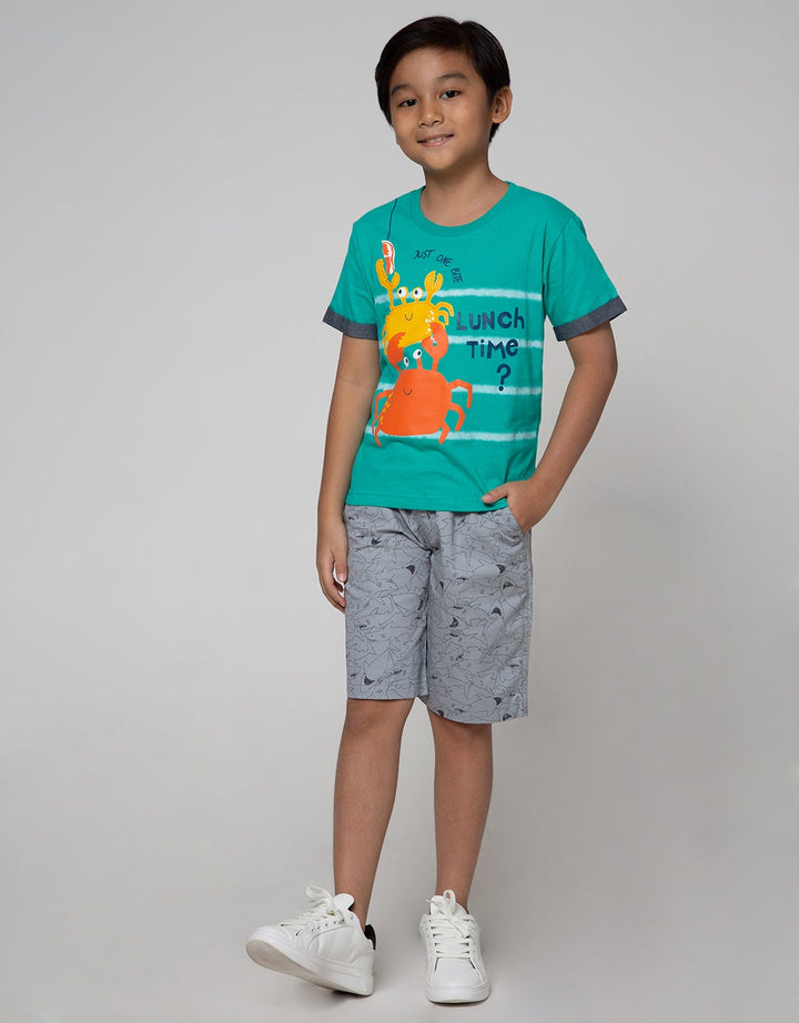 Little M Short Pants Woven Shark