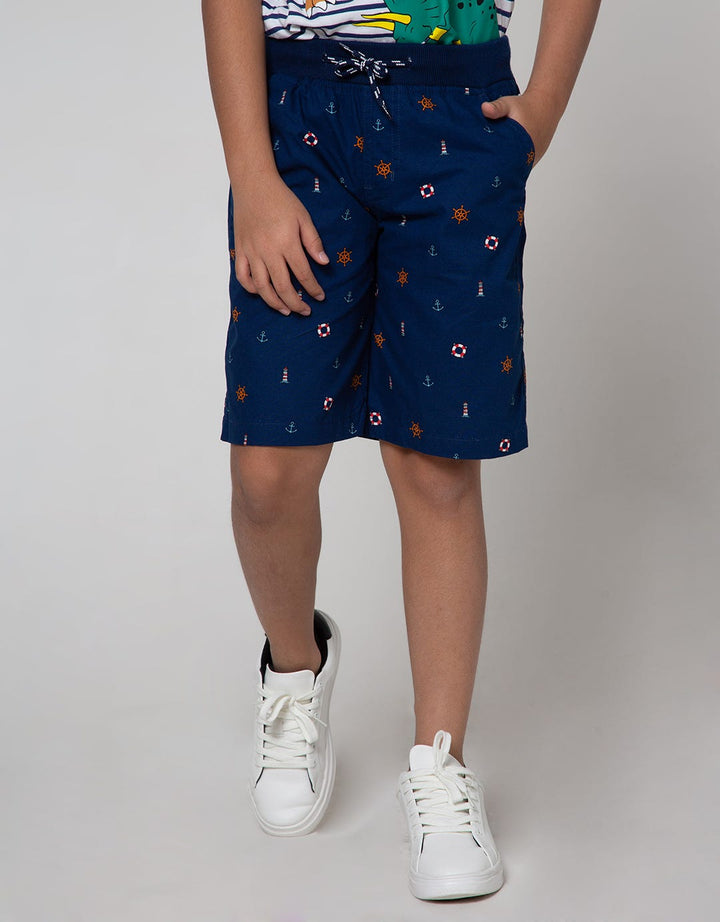 Little M Short Pants Woven Nautical
